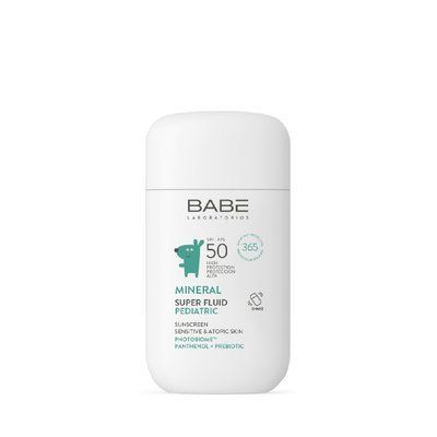 Ochrona przeciwsłoneczna dla dzieci, fluid mineralny SPF 50, 50ml, 50 ml